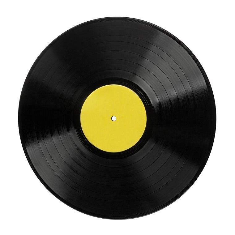 A vinyl LP record
