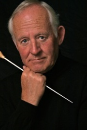 Portrait of the violinist and conductor John Georgiadis